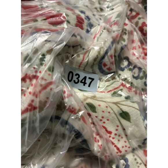 Womens Wallpaper Her Boho Paisley Floral Print V Neck Crochet Trim Kaftan Top S - Picture 8 of 8